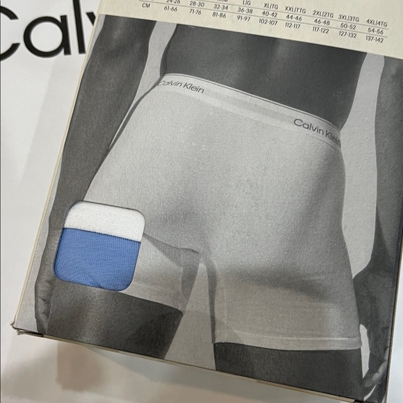 Calvin Klein refined microfiber stretch boxer brief ,soft breathable 3 pack new - Picture 7 of 7